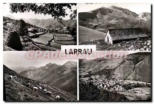 Cartes postales Larrau Arrivee vue d'Ohry vue sur le Massif d'Anie vue generale