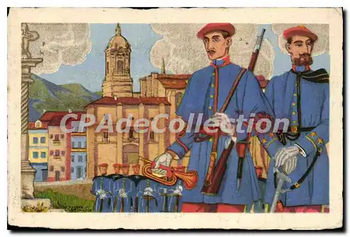Cartes postales D'Apres les Gouaches Originales de Jacques le Tanneur