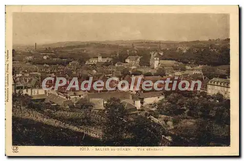 Cartes postales Salies de Bearn vue generale