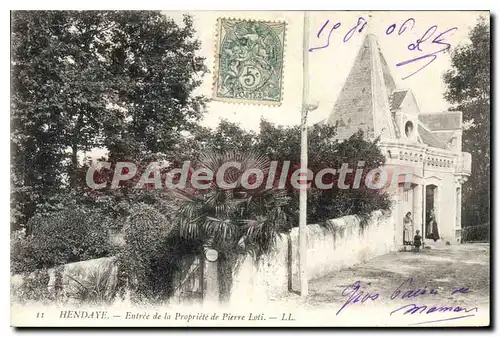 Cartes postales Hendaye Entree de la Propriete de Pierre Loti