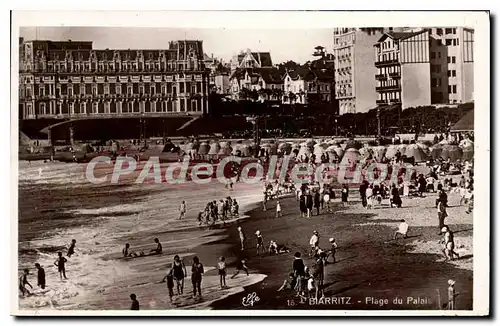 Cartes postales Biarritz Plage du Palai