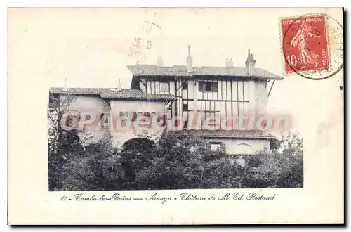 Cartes postales Cambo les Bains Arnaga Chateau de M Ed Rostand