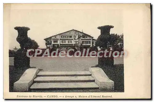 Cartes postales Environs de Biarritz Cambo Arnaga Maison d'Edmond Rostand