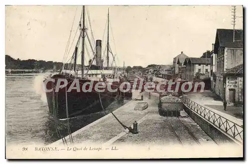 Cartes postales Bayonne Le Quai de Lesseps