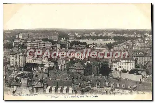 Cartes postales Pau vue generale Cote Nord Ouest