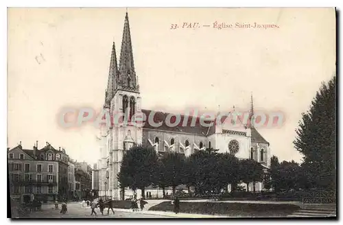 Cartes postales Pau Eglise Saint Jacques