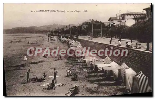 Cartes postales Hendaye Cote Basque La Plage