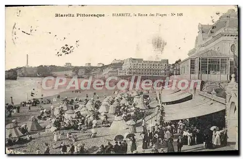 Ansichtskarte AK Biarritz Pittoresque Biarritz la Reine des Plages