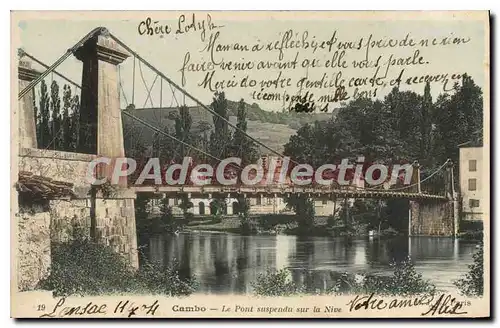 Cartes postales Cambo Le Pont Suspendu sur la Nive