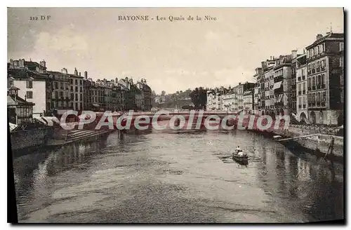 Ansichtskarte AK Bayonne Les Quais de la Nive