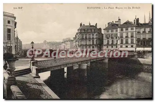 Ansichtskarte AK Bayonne Le Pont Majou vu du Reduit