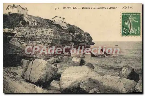 Cartes postales Biarritz Rochers a la Chambre d'Amour
