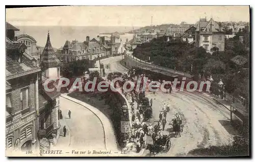 Cartes postales Biarritz vue sur le Boulevard