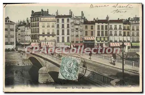 Cartes postales Bayonne Le Pont Marengo