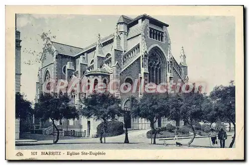 Cartes postales Biarritz Eglise Ste Eugenie