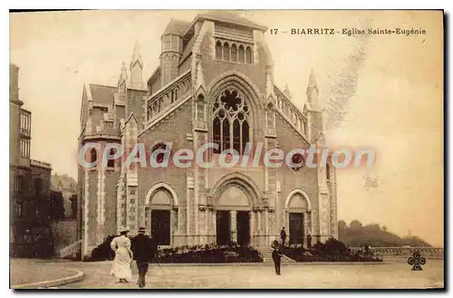 Cartes postales Biarritz Eglise Sainte Eugenie