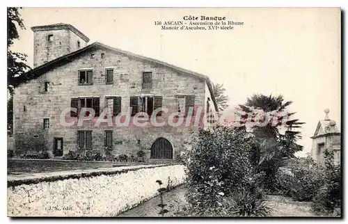 Cartes postales Cote Basque Ascain Ascension de la Rhune Manoir d'Ascubes
