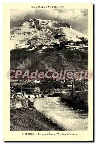 Ansichtskarte AK La Vallee d'Aspe Basses Pyrenees Bedous Le Pont d'Osse et l'Ourdinse
