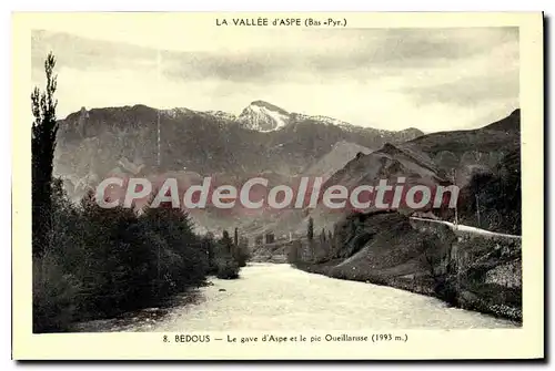 Ansichtskarte AK La Vallee d'Aspe Basses Pyrenees Beduos Le gave d'Aspe et le pic Oueillarisse