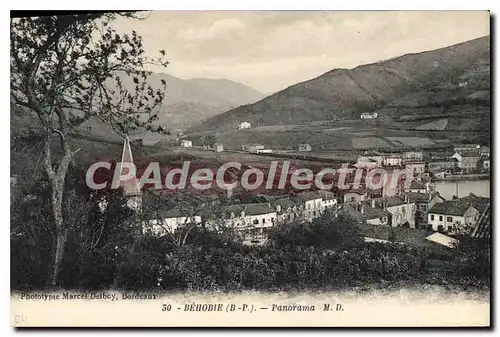 Ansichtskarte AK Behobie Basses Pyrenees Panorama