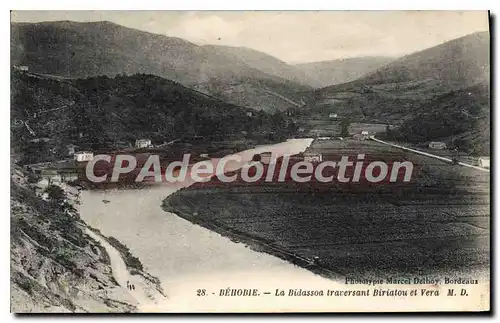 Cartes postales Behobie La Bidassoa Traversant Biriatou et Vera