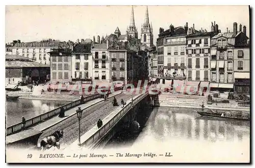 Ansichtskarte AK Bayonne Le Pont Marengo