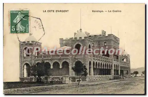 Cartes postales La Cote d'Argent Hendaye Le Casino