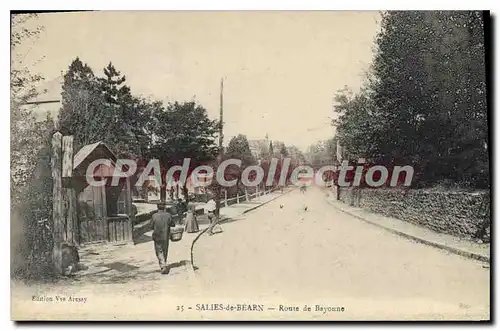 Cartes postales Salies de Bearn Route de Bayonne