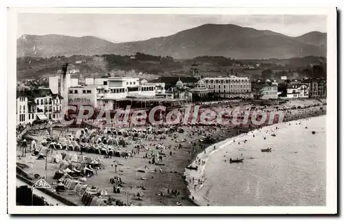 Ansichtskarte AK St Jean de Luz vue d'ensemble de la Plage