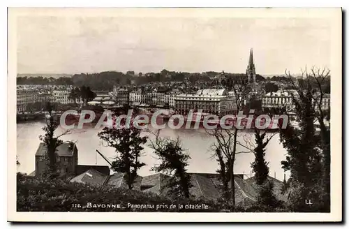 Cartes postales Bayonne Panorama pris de la citadelle