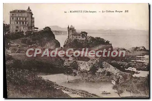 Ansichtskarte AK Biarritz Cote Basque Le Chateau Basque