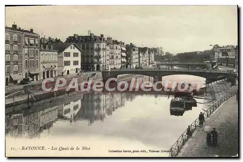 Cartes postales Bayonne Les Quais de la Nive