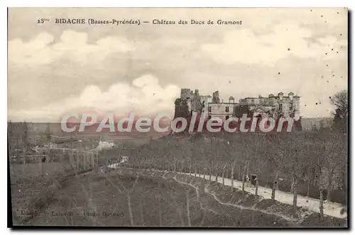 Cartes postales Bidache Basses Pyrenees Chateau des Ducs de Gramont