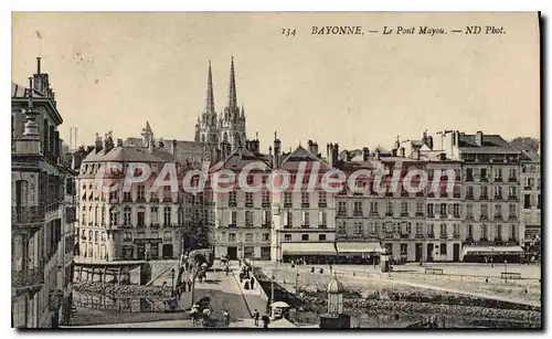 Cartes postales Bayonne Le Pont Mayou