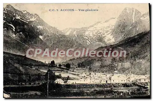 Cartes postales Accous vue generale