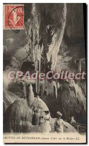 Ansichtskarte AK Grottes de Betharram Jeanne d'Arc sur le Bucher