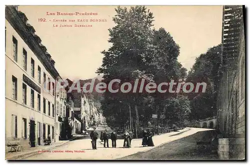 Cartes postales Les Basses Pyrenees Entre des Eaux Bonnes Le Jardin Darnalde