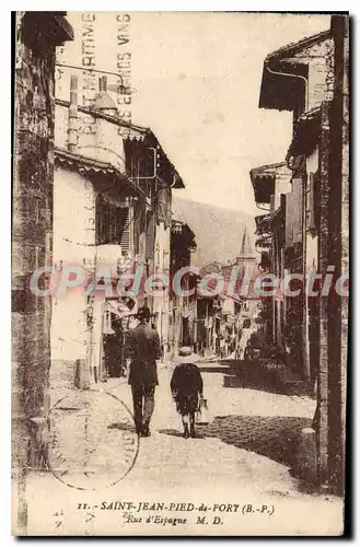 Cartes postales Saint Jean Pied de Port B P Rue d'Espagne