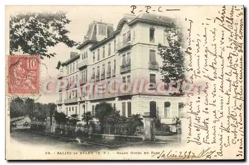 Cartes postales Salies de Bearn BP Grand Hotel du Parc