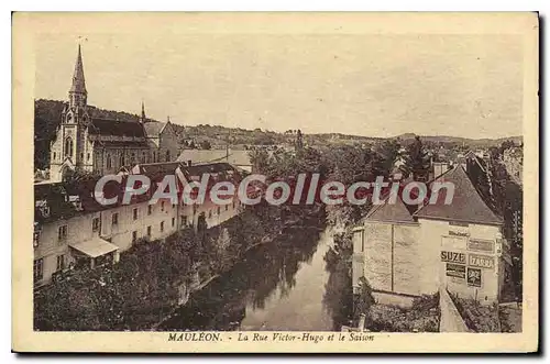 Cartes postales Mauleon La Rue Victor Hugo et le Saison