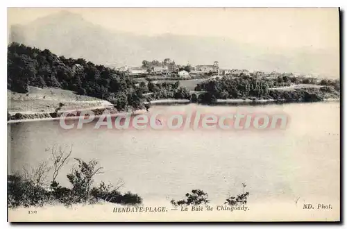 Ansichtskarte AK Hendaye Plage La Baie de Chingoudy