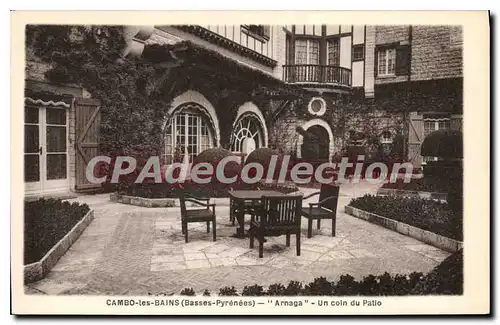 Cartes postales Cambo les Bains Basses Pyrenees Arnaga Un Coin du Patio