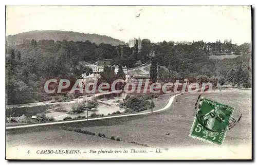 Cartes postales Cambo Les Bains vue generale vers Thermes