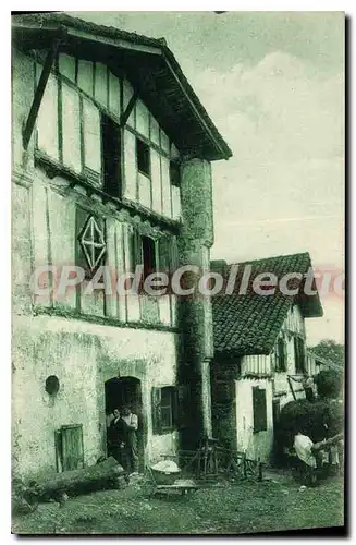 Cartes postales Pays Basque Maisons Basques au Vieux Cambo