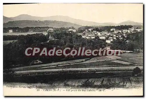 Cartes postales Cambo B P vue prise du Bas Cambo M P