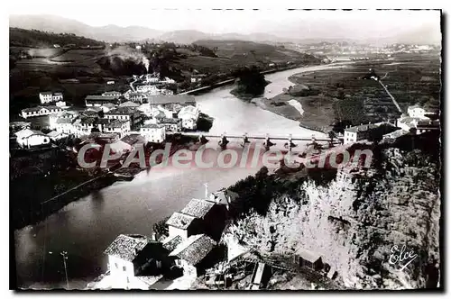 Cartes postales Behobie B Pyr La Bidassoa Le Pont International L'lle des Faisans et Irun