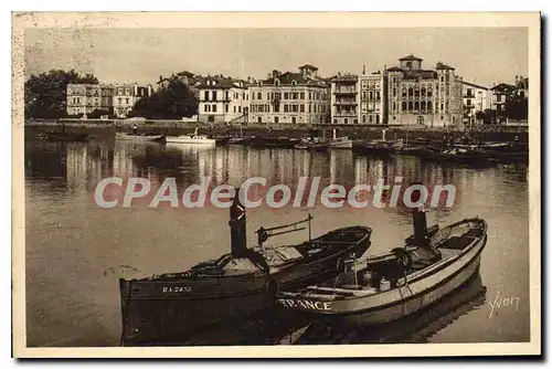 Cartes postales Cote Basque St Jean de Luz Basses Pyrenees le Pont et Quai de l'Infante