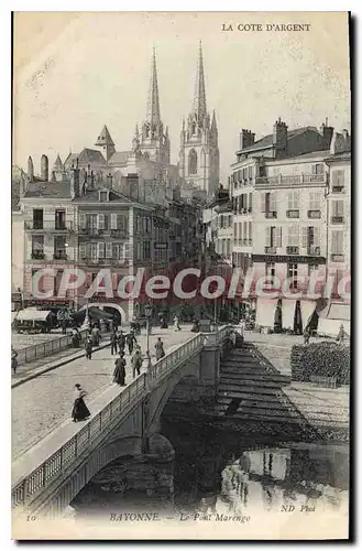 Ansichtskarte AK Bayonne Le Pont Marengo