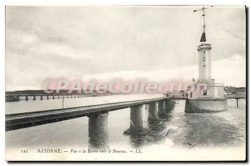 Cartes postales Bayonne Vue a la Barre vers le Boucau