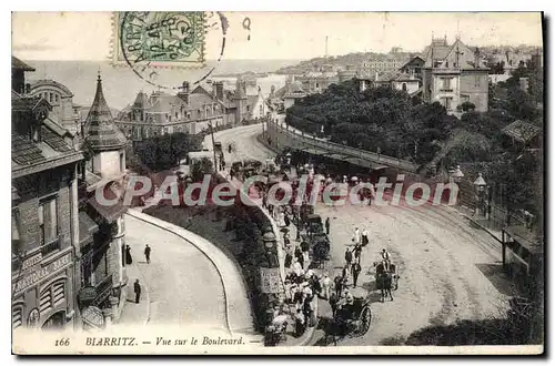 Cartes postales Biarritz Vue sur le Boulevard